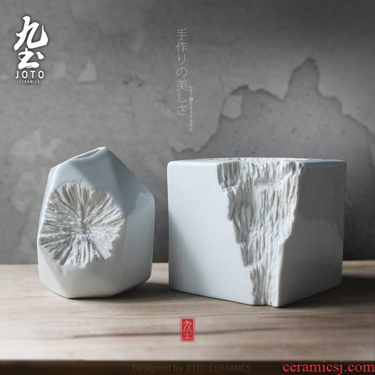 I and contracted furnishing articles about nine soil fashion boreal Europe style decoration creative flower cut, ceramics, home furnishing articles