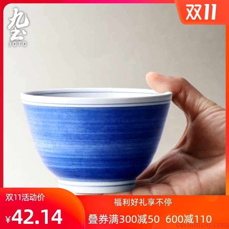 Nine Chinese soil checking ceramic rice bowl soup bowl rainbow such as bowl round bowl feeder porcelain tableware individual creativity
