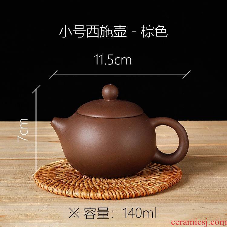 The kitchen chaozhou semi - manual zhu mud are it to filter vesicle west teapot ceramic tea pot set The teapot