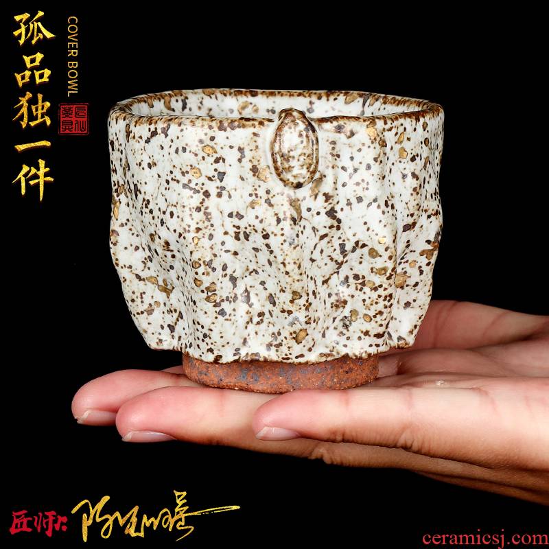 Artisan fairy volunteers wild wood master cup of pure checking ceramic cups household kung fu tea cups individual cup sample tea cup