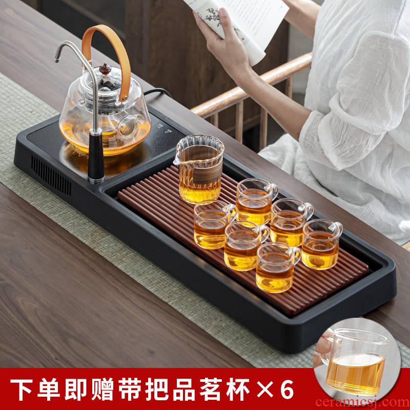 Electric TaoLu boiled tea kettle automatic one tea tea contracted sitting room kung fu tea sets tea tray