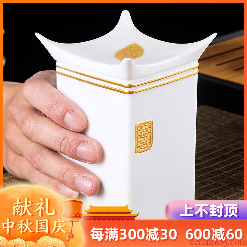 The Master artisan fairy guo - qin Chen paint konoha white porcelain ceramic household creative caddy fixings boutique high - end gift boxes