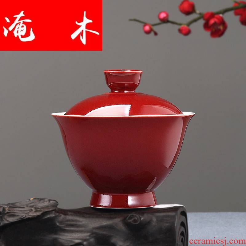Submerged wood your up only three tureen household ceramics large bowl cups kung fu tea set hand by hand