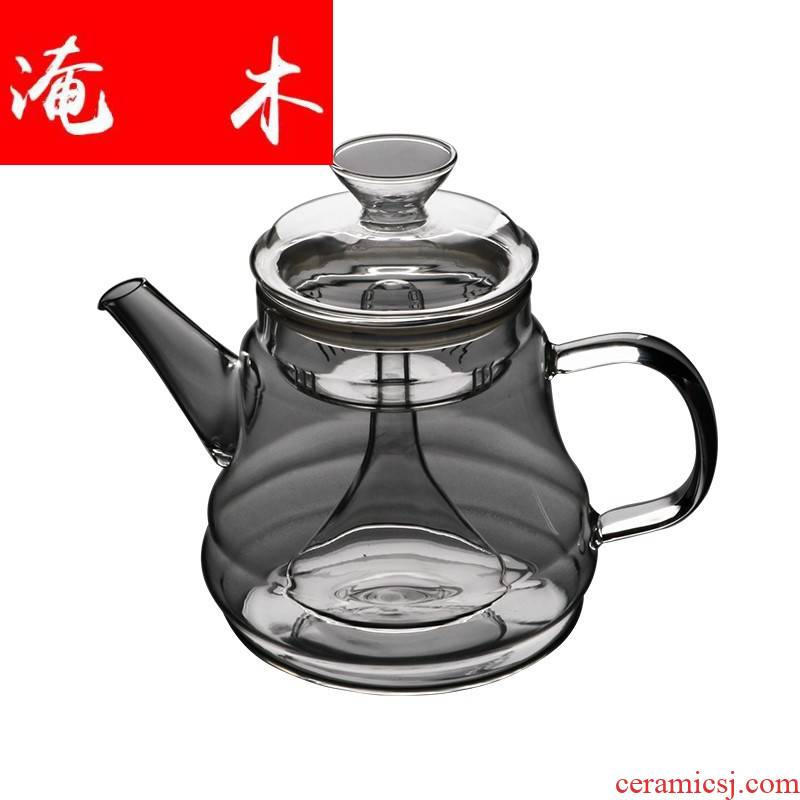 Flooded wood heat glass teapot tea steam kettle boil tea steamer electric TaoLu scented tea, black tea teapot