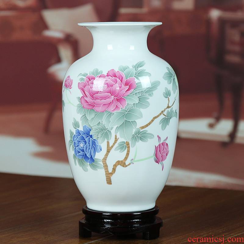 Jingdezhen ceramics in sitting room adornment ipads porcelain vase I household glair contracted style furnishing articles