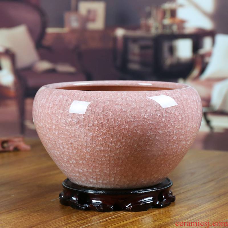 Jingdezhen ceramics decoration cylinder storage tank sundry as cans sitting room decoration handicraft study home furnishing articles flowerpot