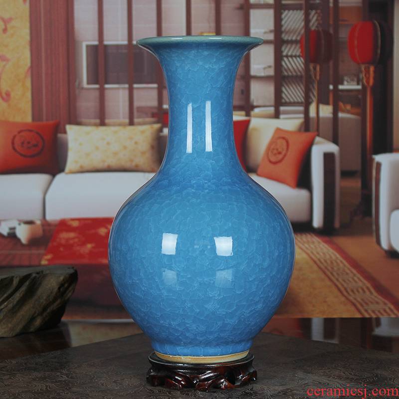 Open the slice archaize of jingdezhen ceramics up bice porcelain vase sitting room place gifts I household arts and crafts