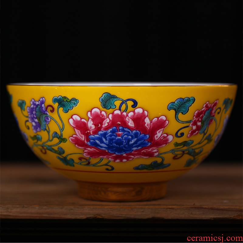 Red xin jingdezhen suit ipads porcelain tableware rainbow such use archaize enamel pastel color to use imperial palace