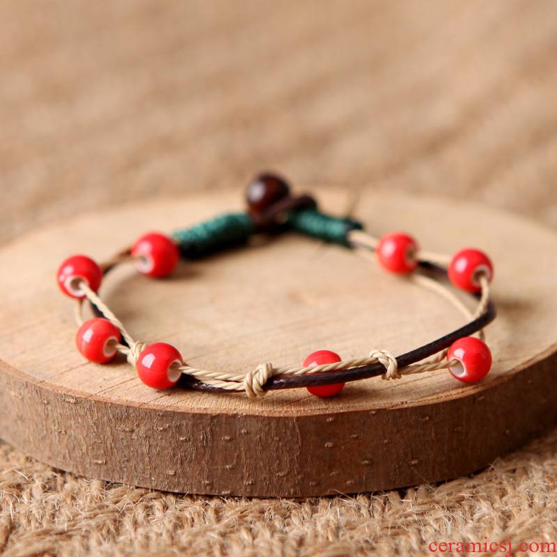 QingGe ceramic bracelet with small pure and fresh and manual DIY hand act the role of female has small adorn article what you sen market. I source