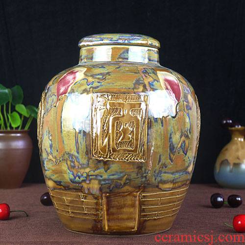 (/50 kg of jingdezhen ceramic bottle wine jar it hip mercifully jars variable glaze its
