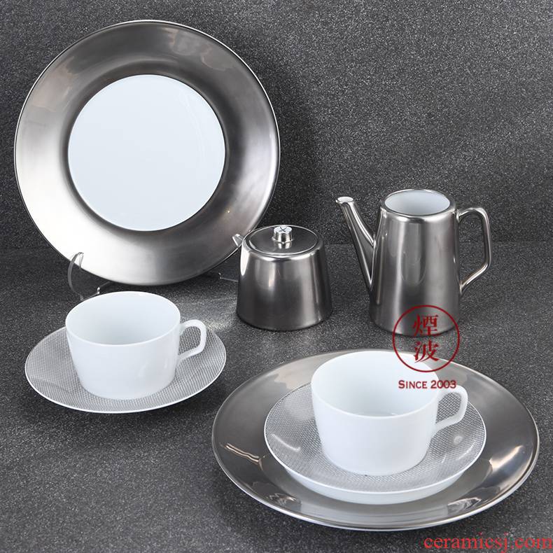 German mason mason meisen porcelain grid platinum orchid tea cups of coffee cups and saucers afternoon tea set