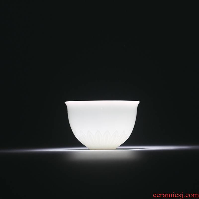 One thousand fire sample tea cup of jingdezhen ceramic cups kung fu tea set celadon small cups pu - erh tea cup master CPU