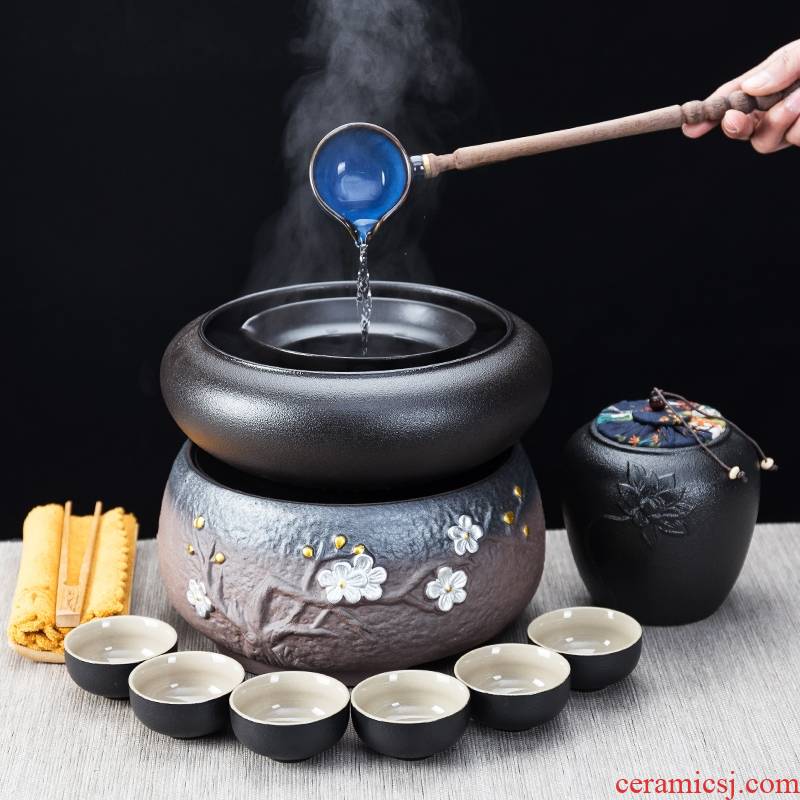 Qiao mu tea boiled tea exchanger with the ceramics points to use black tea pu - erh tea dry mercifully bowl of Japanese electric power TaoLu kung fu tea stove