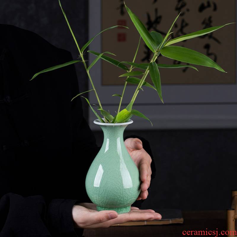Jingdezhen porcelain ceramic mini floret bottle furnishing articles, small flower arranging zen ideas sitting room decoration