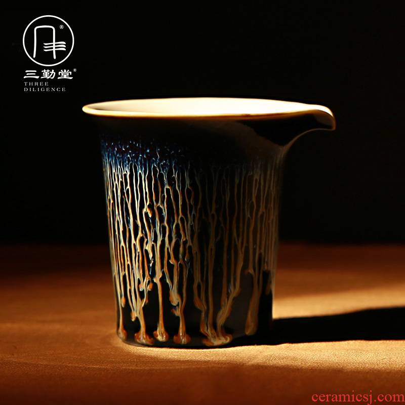 Three frequently hall up with jingdezhen ceramic tea set to build fair keller light points of tea, tea tea accessories S31017 sea