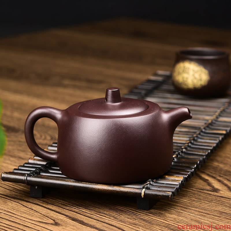 Shadow at yixing it checking kung fu tea set undressed ore well purple clay bar pot teapot 200 cys