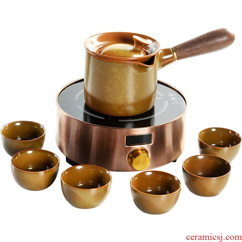 Shadow on the Japanese side pot of boiled tea ware steam black tea teapot tea kettle electric TaoLu tea stove