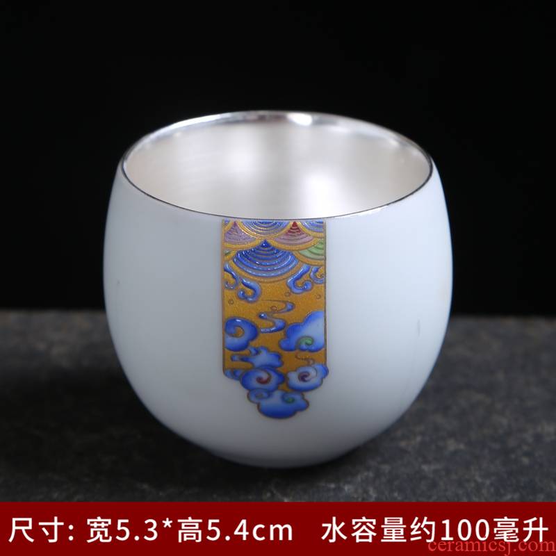 999 sterling silver cup masters cup custom - made manual single master cup custom lettering cups cups white porcelain cup