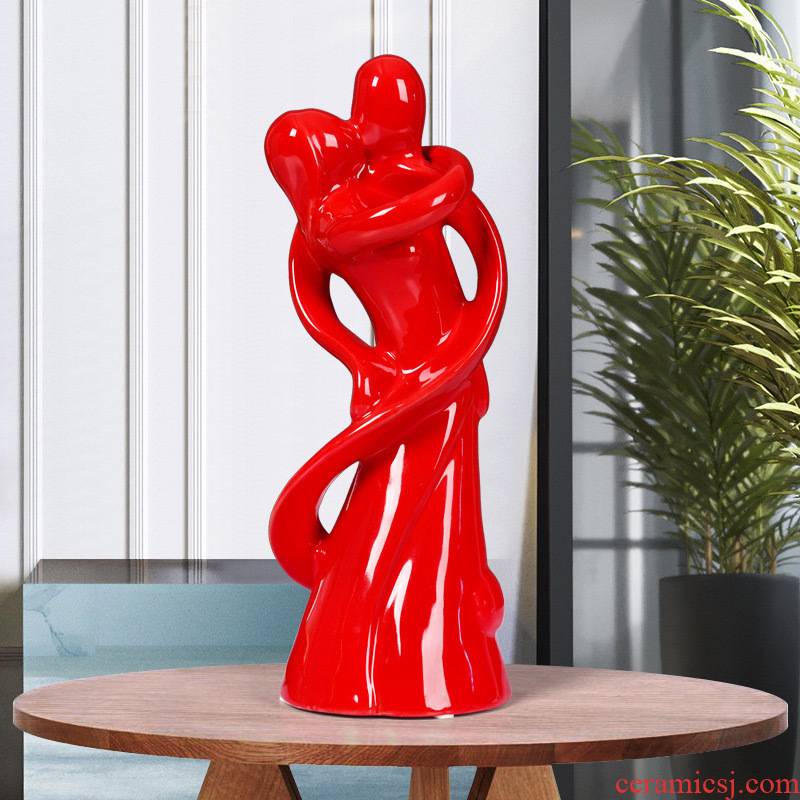 New [hug] creative ceramic crafts fashion modern abstract decorations household furnishings furnishing articles