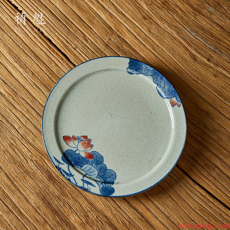 Shot incarnate the hand - made porcelain pot of bearing dry terms sets of jingdezhen ceramics by hand kung fu tea accessories tea tray saucer