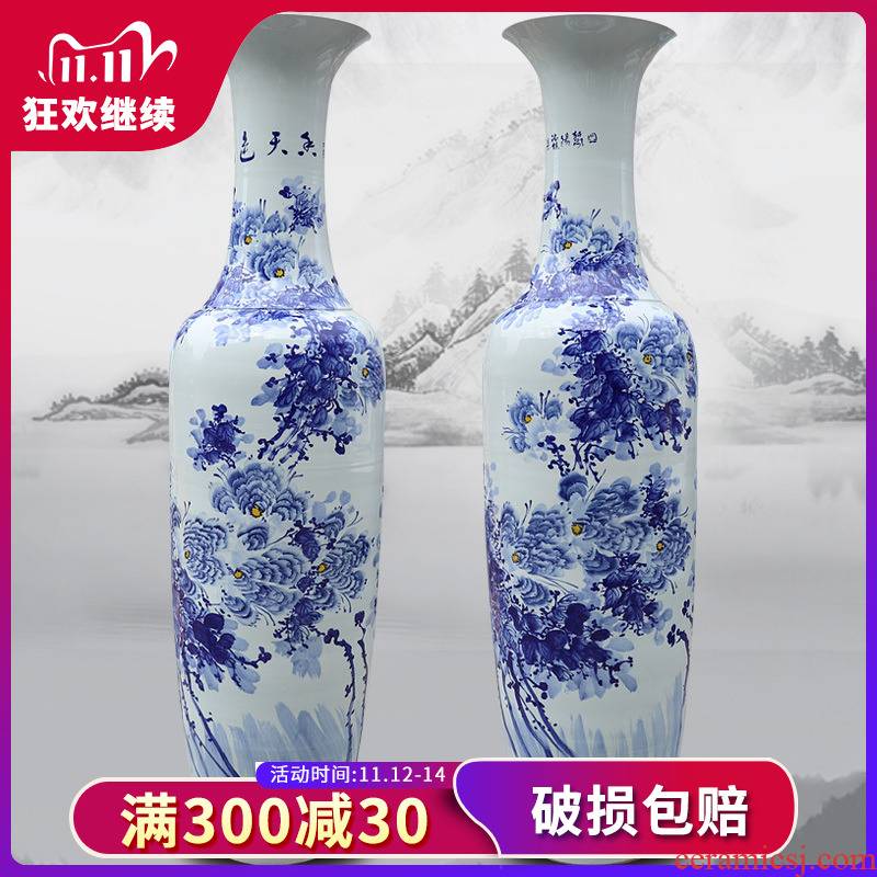 380 hand - made Of porcelain jingdezhen ceramics amusement Of large vases, club villa housewarming hotel opening