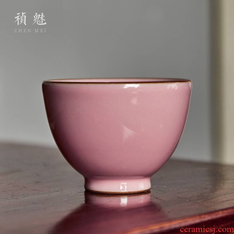 Shot incarnate the manual your up peach kung fu tea cups of jingdezhen ceramic tea set personal sample tea cup master cup single CPU