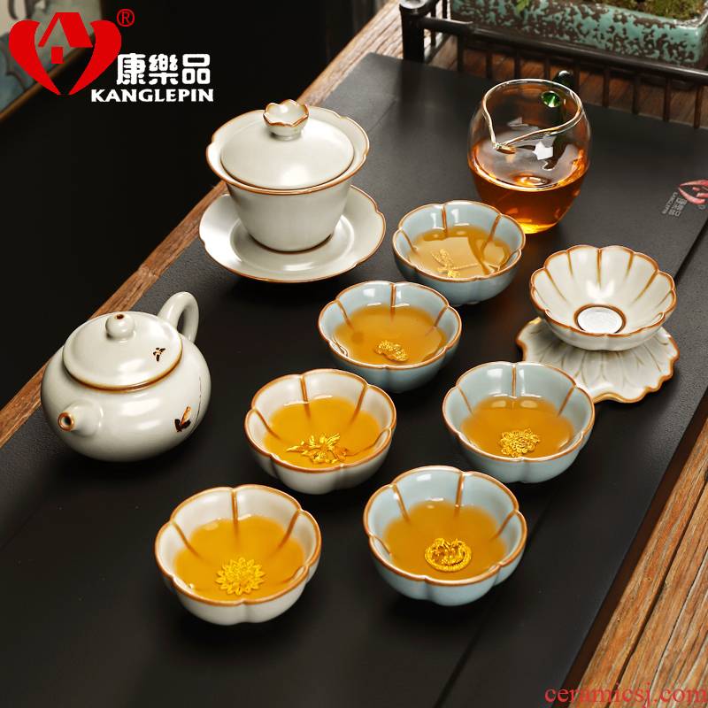 Recreation is tasted your up crack was suit household silver iron tire jingdezhen ceramic office receives a visitor of a complete set of the teapot