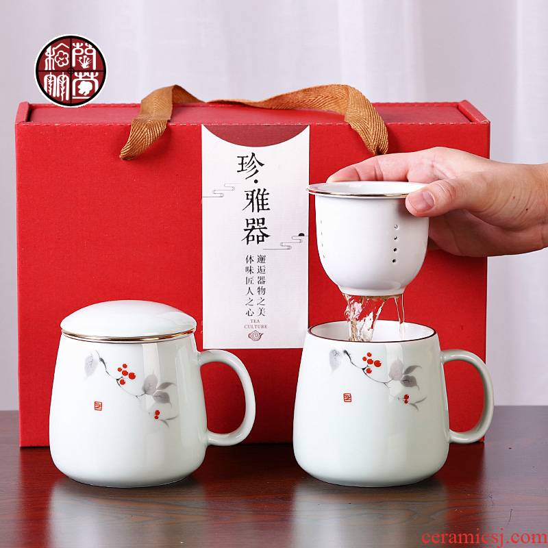Female ceramic cups tea tea cup office separation zone) contracted couples lazy cup keller custom - made