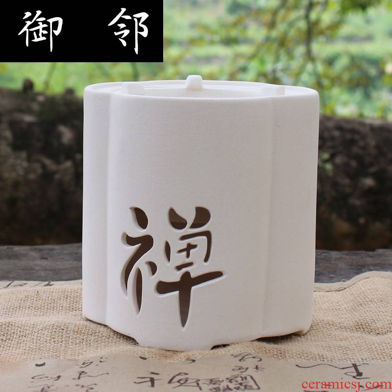 Xy white clay tea stove charcoal stove household hibachis carbon'm burning charcoal stove furnace boiling tea stove hibachis wind furnace TaoLu tide