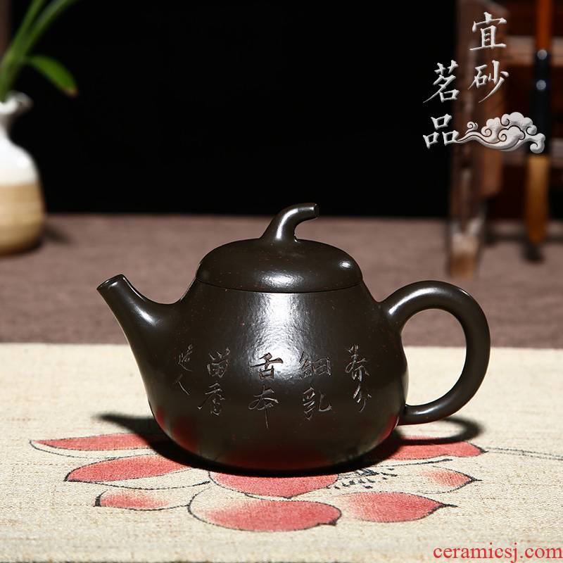 Shadow at yixing it all pure hand teapot kung fu tea sets teapot famous king YSMP town