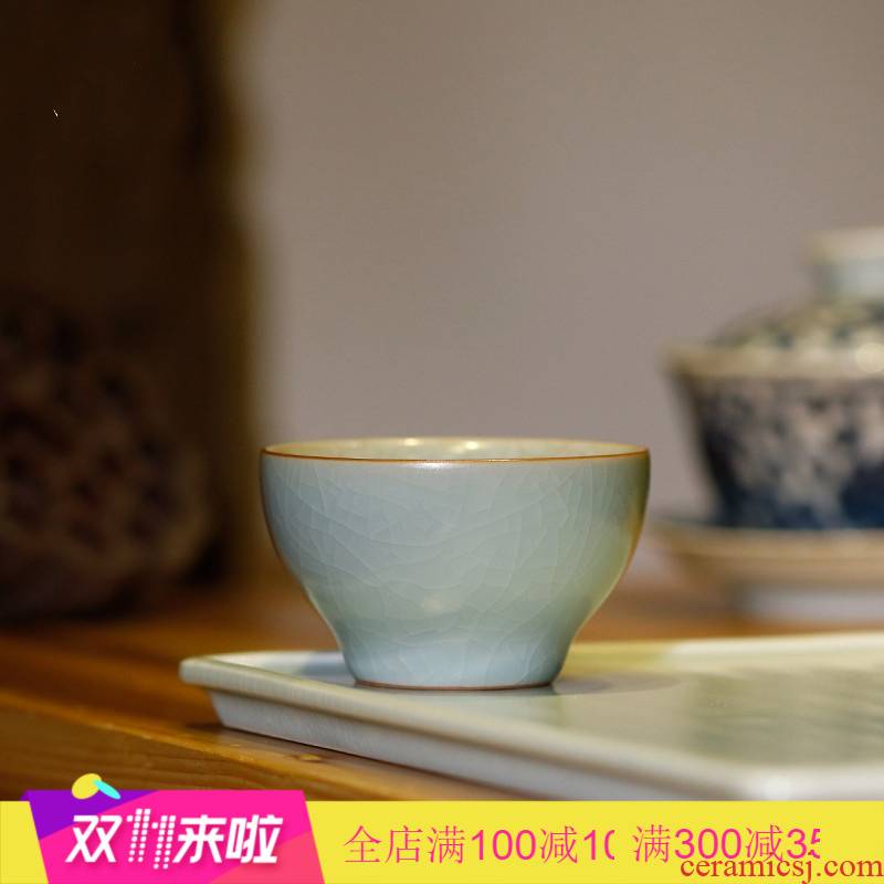 The Poly real boutique cup scene piece of jingdezhen ceramic sample tea cup your up to leave but a kung fu tea cup small round drum