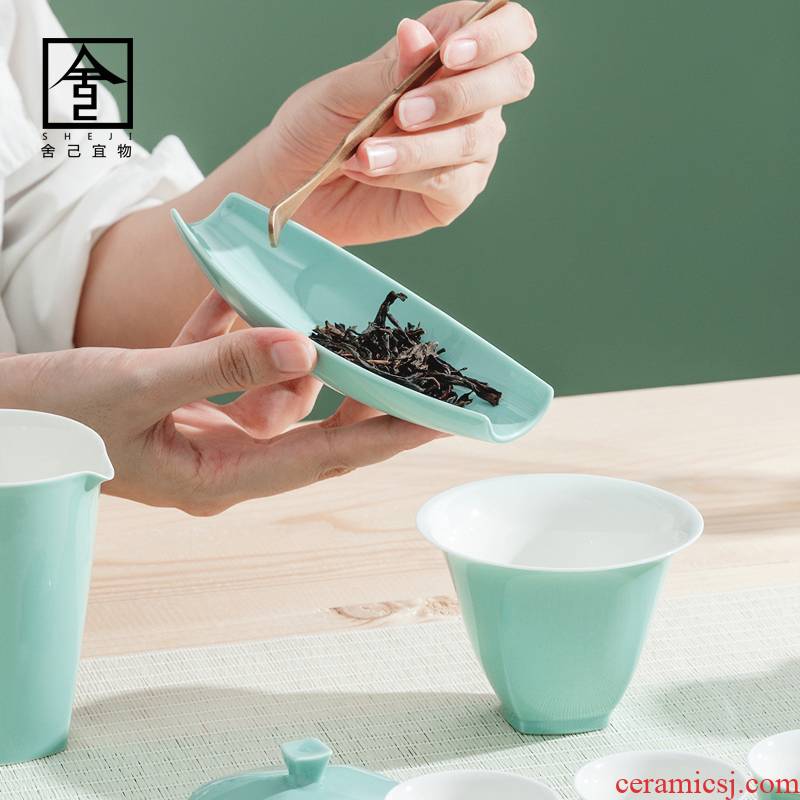 The Self - "appropriate content cyan tea was a Japanese tea taking retro 6 gentleman tea accessories jingdezhen kung fu tea set