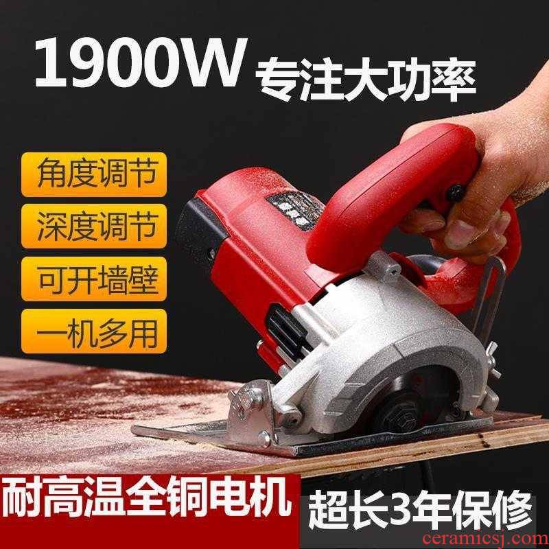 Cutting machine portable high - power ceramic tile household electric multi - functional small small board to build by laying bricks or stones cut the machine interface