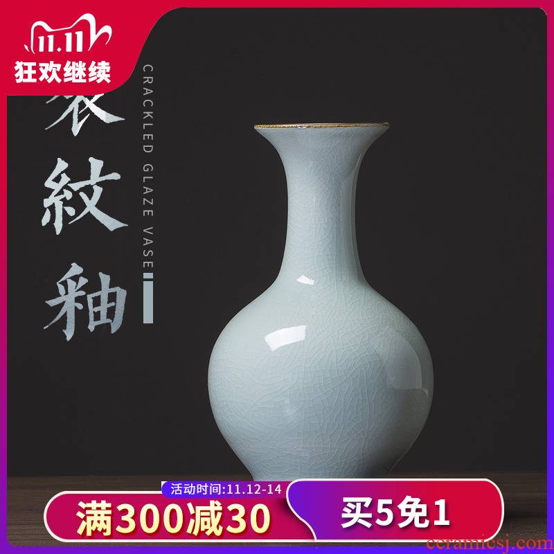 435 white crack of jingdezhen ceramics glaze antique up vase furnishing articles sitting room flower arranging household act the role ofing is tasted