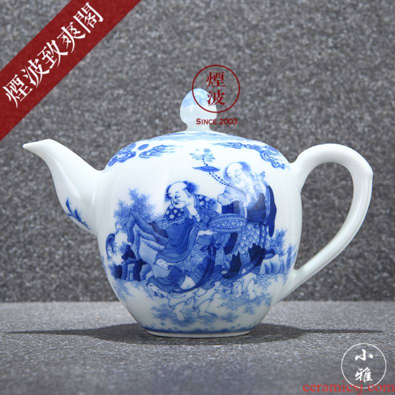 Jingdezhen ancient jun made the anakims; Roll lesser RuanDingRong autumn cloud to city lesser CiHu teapot