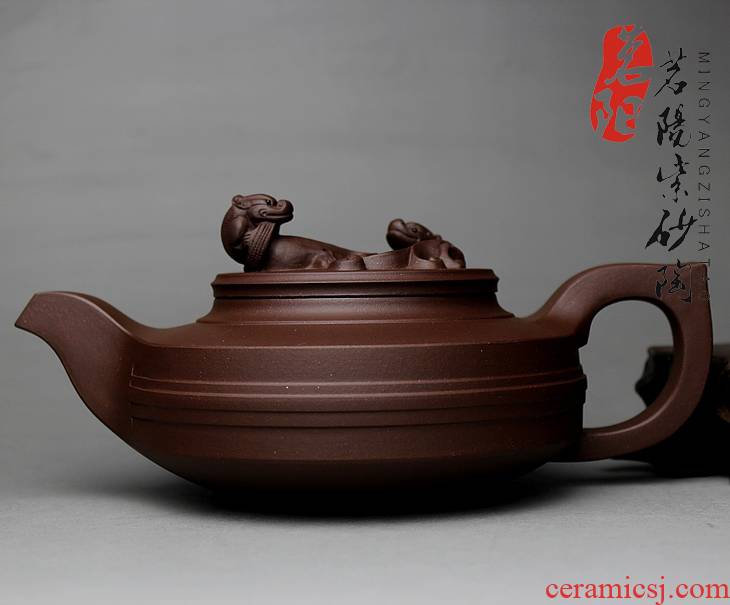Shadow enjoy authentic yixing all it hand craft masters boutique teapot kung fu tea set, the MY face