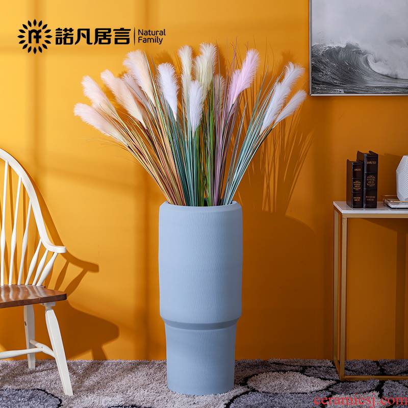 Ground ceramic vases, I and contracted retro nostalgia sitting room flower arranging place the dried flower implement creative decoration decoration
