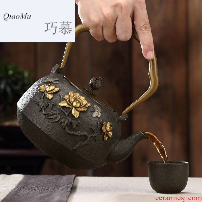 Qiao mu regimen brother make tea pot cast iron pot of boiled tea machine electricity TaoLu boiling water pot set cast iron pot of boiling water