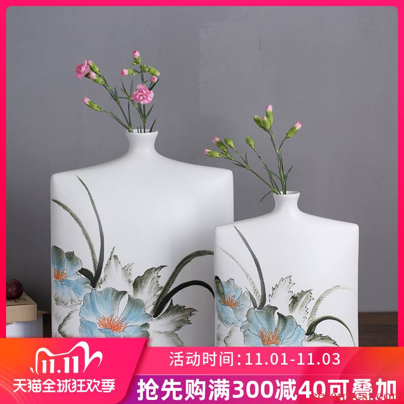 New Chinese style in modern ink painting ceramic vase furnishing articles example room porch soft adornment bedroom home sitting room tea table