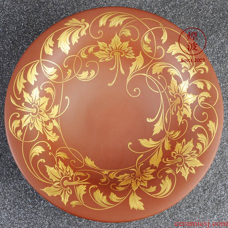 German mason mason meisen limited works Herbert, fine porcelain stoneware golden flower tendril bowl