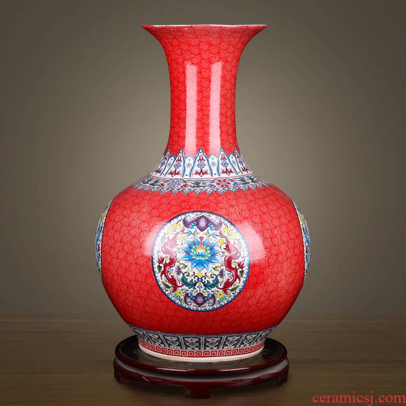 Jingdezhen ceramics new Chinese style of large vases, flower arranging TV ark adornment idea gourd furnishing articles large living room