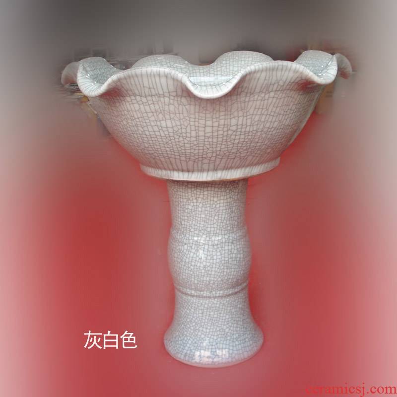 Antique porcelain jingdezhen crack cylinder high lotus expressions using cylinder aquarium archaize crack open a piece of porcelain