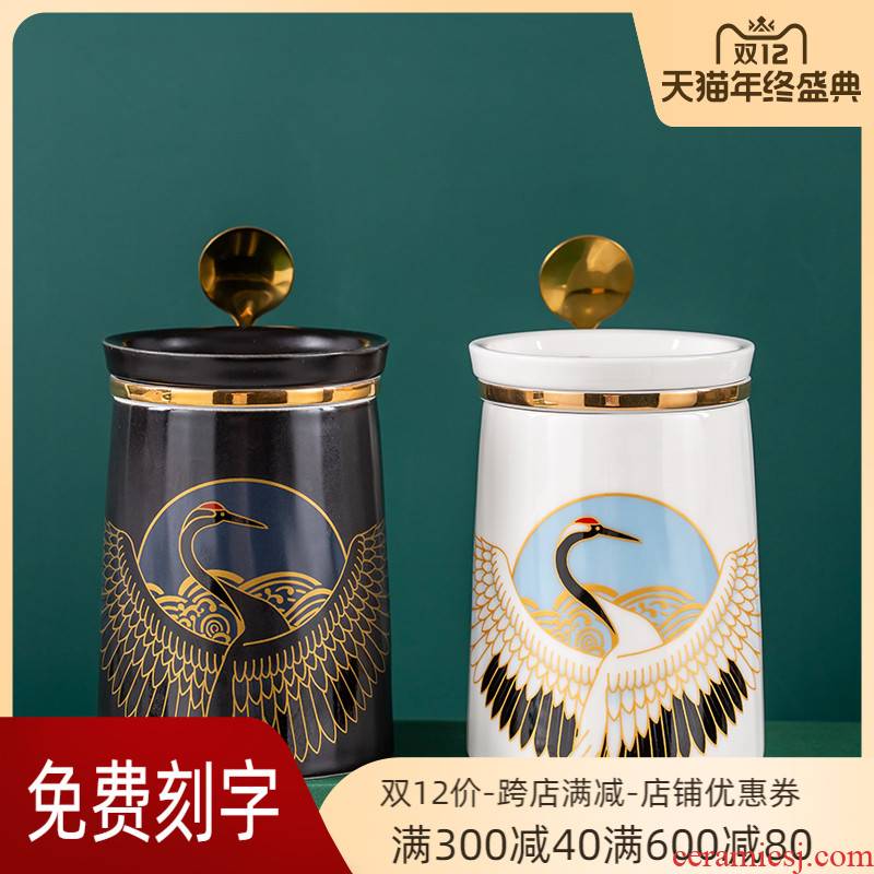 Huai picking cups water cup to with a men and make tea cup tea ceramic filtration separation office cup