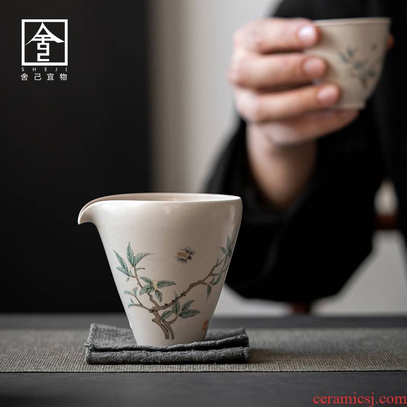 Self - "appropriate content of jingdezhen ceramic fair keller vintage Japanese tea is tea sea single points cup and cup