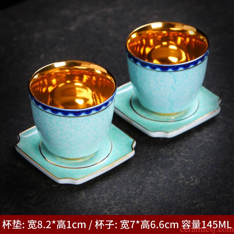 Kung fu master ceramic cups cup sample tea cup for tea cups all hand jingdezhen blue and white porcelain tea set accessories