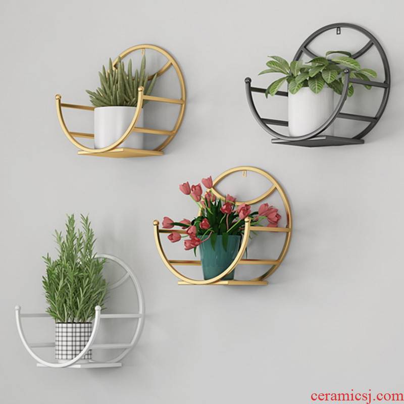 Contracted sitting room balcony wall - mounted flowerpot wearing restaurant hang buy object flower tiles from'm other decoration on the wall