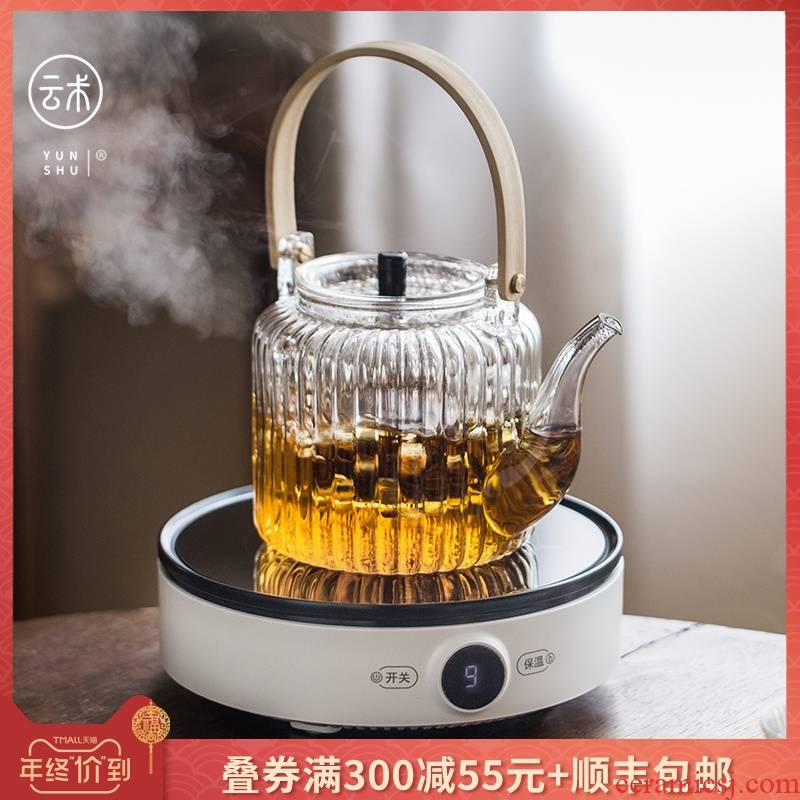 Smart touch the electric TaoLu boiled tea.mute tea stove glass POTS, mini home silver pot of ceramic POTS boil tea POTS