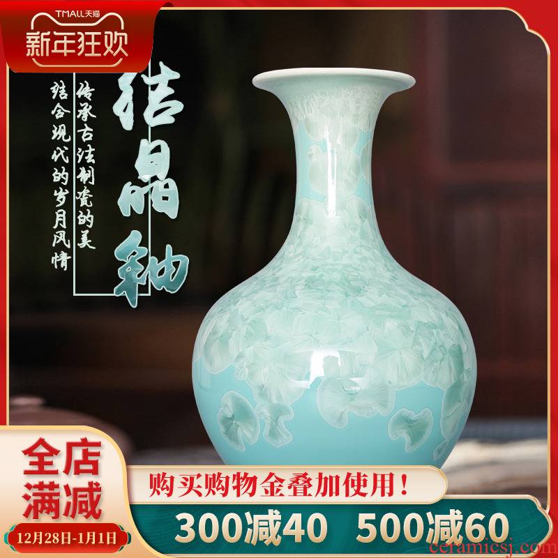 180 jingdezhen ceramic color glaze colorful crystal vase modern fashion crafts home decoration items