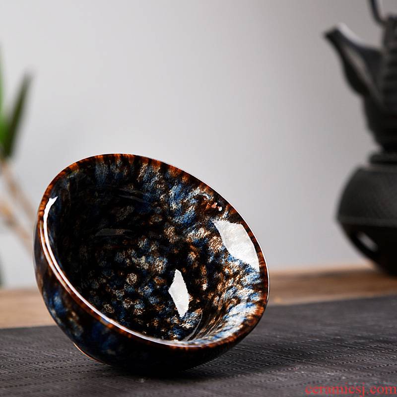 Tea set ceramic up teacup personal master kung fu Tea cup set built light ceramic sample Tea cup but small bowl