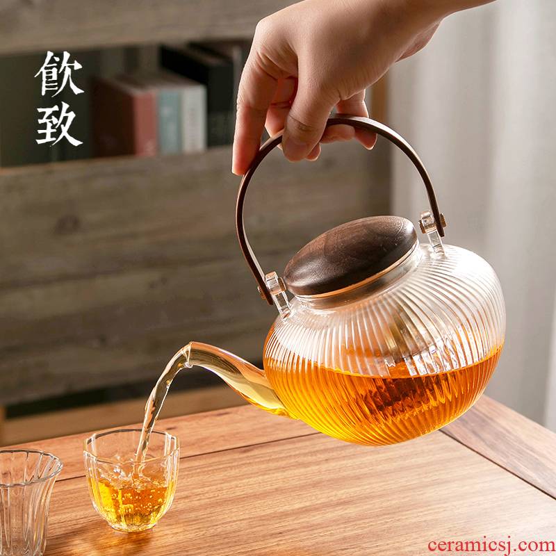 Ultimately responds to suit glass tea kettle teapot tea stove household girder pot of intelligent electric TaoLu special - purpose boiled tea